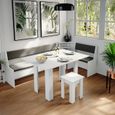 Ensemble table et bancs en angle Vicco Roman, banc de cuisine, banc avec coffre, banc de salle à manger pour table de salle à mange-3