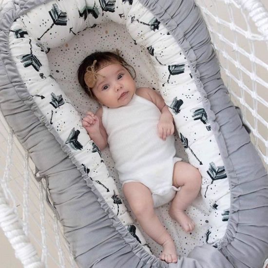 Cocon bébé matelassé - nid réducteur de lit, BOHO ARROWS - Cdiscount Prêt-à -Porter