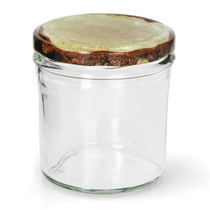 Lot De 50 Bocaux En Verre 125 Ml Avec Couvercles Twist-Off - Pour Confiture, Conservation, Fermentation, Cadeaux