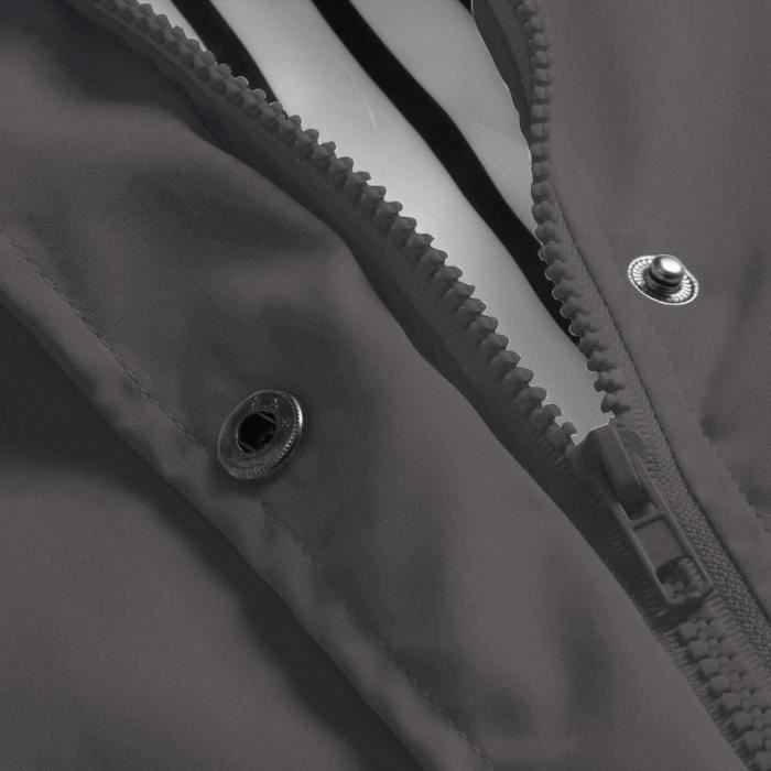 Veste Imperméable Femme Avec Capuche 2025 - Parka Pluie Coupe-Vent, Léger, Pour Randonnée, Voyage, Taille Grande