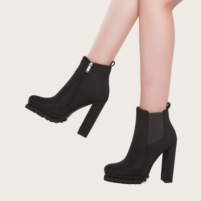 Bottines talon 8 cm sales