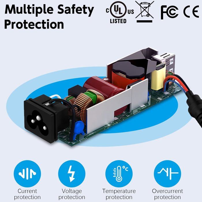 Top Chargeur Adaptateur Secteur 19V Compatible Écran LG 22MT48VF-PZ (LCAP16A-E) – Alimentation Externe Fiable