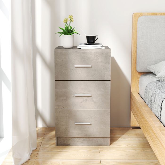 COSTWAY Caisson de Bureau Meuble de Rangement avec 3 Tiroirs pour COSTWAY Caisson de Bureau Meuble de Rangement avec 3 Tiroirs pour