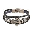 Pierres Onyx Argent t/ête de Mort Bracelet Homme Bracelet Perle Bijoux Homme Donovan A.P