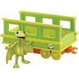 Figurine Dino train Tiny et son wagon-0
