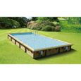 Piscine rectangulaire bois