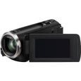 Caméscope Panasonic HC-V180 - 1080p - 50 pi-s - 2.51 MP - 50x zoom optique - carte Flash-0