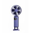 Climatiseur électrique portable - Blue - Ventilateur USB - 5 vitesses - Rechargeable - 2000mAh