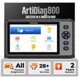 TOPDON ArtiDiag800 Outil de diagnostic OBD2 Scanner Valise Diagnostic Auto avec NIV AutoScan 28+ Services - Multimarque en Français-0