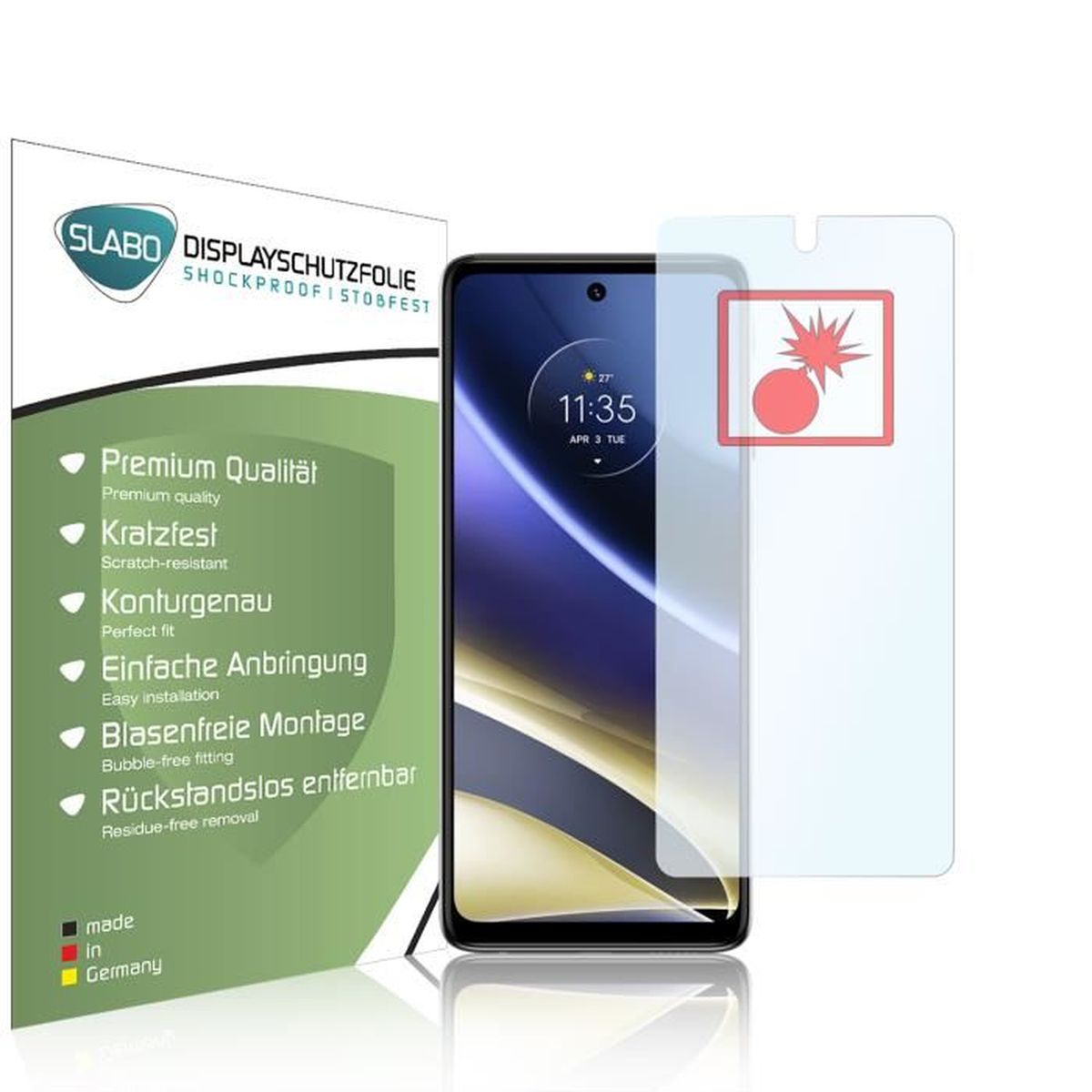 Lot De 5 Films De Protection écran Hydrogel - Transparent, Compatible IPhone, Samsung, Xiaomi Et Plus