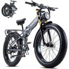 Vélo Électrique E-BIKE 27.5"x2.8" ITSTANDS X27,Moteur 750W,Batterie 48V17.5AH,Autonomie 100KM,VTT 40KM/H - Jaune