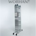 BRAND WORHAN® 6.3m Échelle Aluminium Multifonction Polyvalente Escabeau Multi-usage ALU Modulable Pliable