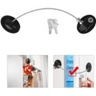 VINGVO Verrou de sécurité pour bébé Bébé Enfant Fenêtre de sécurité Ouverture du réfrigérateur Câble de sécurité