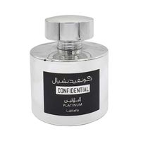 Parfum Confidential Platinum 100ml, Eau de Parfum Unisexe, Fragrance Oriental Arabe, EDP Femme et Homme, Attar Halal.