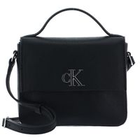 Calvin Klein CKJ Minimal Monogram Boxy Flap Crossbody Bag 19 Black [206610] -  sac à épaule bandoulière sacoche