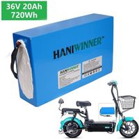 Batterie rechargeable HA225-1 36V 20Ah 720W pour vélo électrique HANIWINNER - Bleu