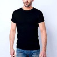 GILDAN Lot de 3 t-shirt homme,tee-shirt coton manches courte couleur noir