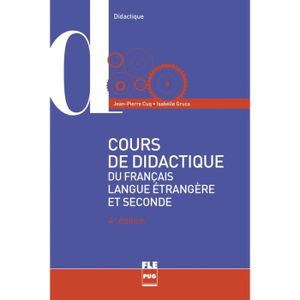 LIVRE LANGUE FRANÇAISE Cours de didactique du français langue étrangère e