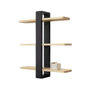 Étagère murale en bois massif pour chambre à coucher, cuisine, salon, livres - Sans perforation - Fixation murale - Noyer - 600 x 150 x 40 mm - 1 pièce Étagère murale en bois massif pour chambre à coucher, cuisine, salon, livres - Sans perforation - Fixation murale - Noyer - 600 x 150 x 40 mm - 1 pièce