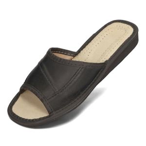 Chausson femme on sale ouvert devant