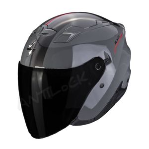 Casque moto intégral Scorpion Exo-Tech Evo Carbon Genus ECE 22-06 - noir  mat/rouge - XS - Cdiscount Auto