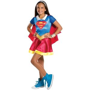 ACCESSOIRE DÉGUISEMENT Deguisement Supergirl Fille Taille 5/7 ans - Costume officiel Luxe - DC Super Hero Girls