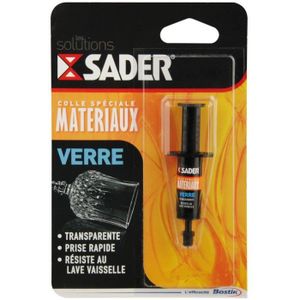 COLLE - PATE FIXATION SADER Colle pour verre - 2 ml