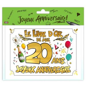 Livre D Or Anniversaire Ans Cdiscount