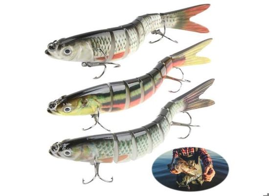 Lot De 6 Leurres Souples Gros Modèles – 12-15cm, 55-80g, Pêche Carnassiers