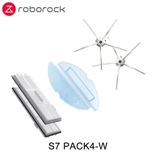 Filtre - Roborock s7 – accessoires d'origine, Kit d'accessoires pour Roborock  S7, chiffons de vadrouille S7, - Cdiscount Electroménager