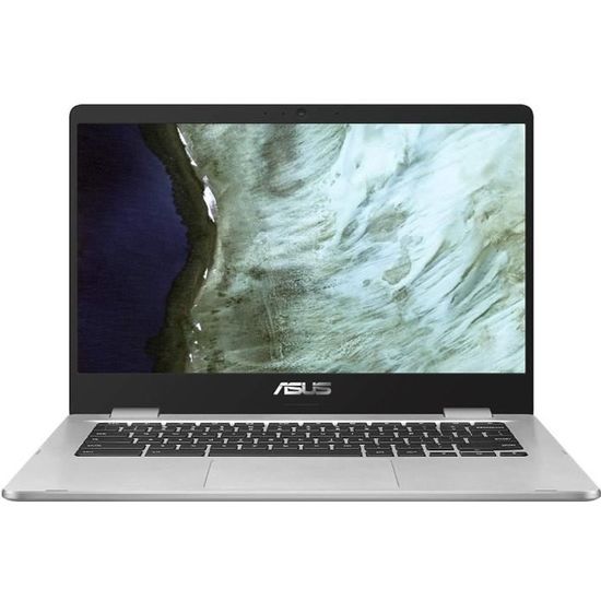 ASUS Chromebook C423NA-EC0102 14'' FHD (Intel pentium N4200, RAM 8Go, 64Go EMMC, Chrome OS) Clavier AZERTY Français