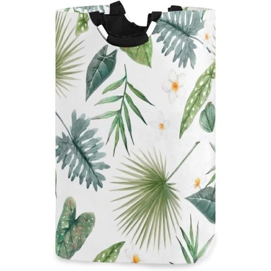 Panier à linge en feuilles de palmier - Carré - Bohome Living