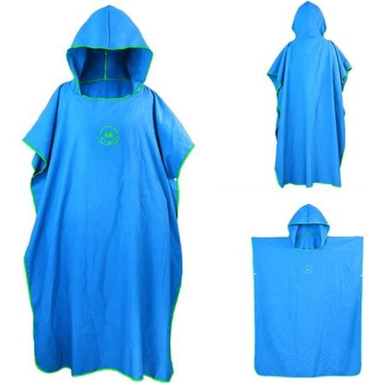Serviette Poncho Flyily Microfibre - Ultra Légère Et Absorbante - Changement Plage/Piscine - Taille L