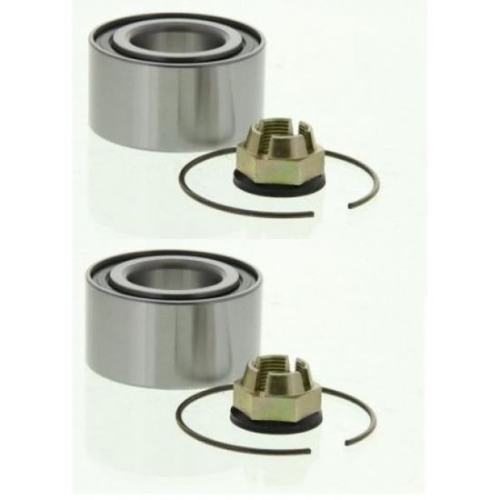 Kit De 2 Roulements De Roue Avant Pour CITROËN & PEUGEOT - Diam. Ext. 72mm, Int. 37mm, Largeur 33mm - Pour Essieu Avant Sans ABS