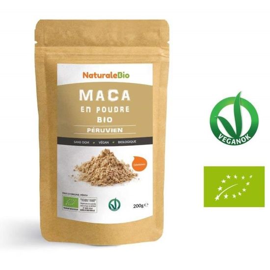 Poudre De Maca Bio - 420g - Emma Santé - Complément Alimentaire Naturel - Neuf