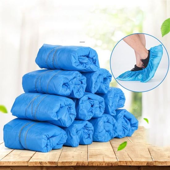 Couvre-chaussures 100 Pièces Couvre-chaussures Jetables Chaussures Couvre-chaussures 100 Pièces Couvre-chaussures Jetables Chaussures
