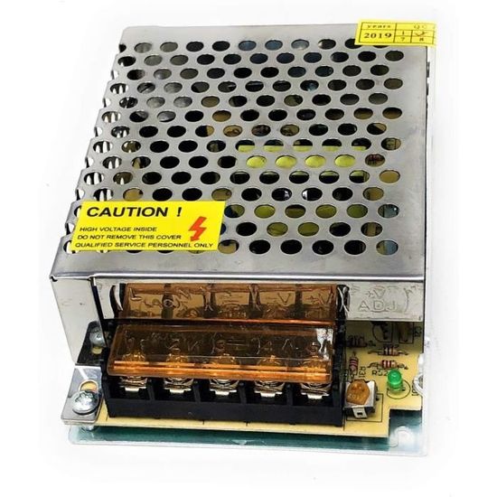 Alimentation Régulée 600W Entrée 220V Sortie 12 Volts 50 Ampères