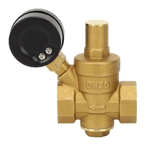Régulateur De Pression D'eau Réducteur Soupape En Laiton DN20 Contrôle