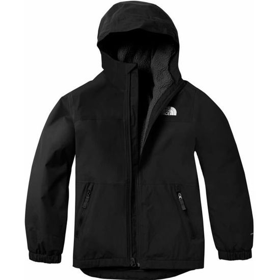 Veste de pluie garçon The North Face Warm Storm noir/gris anthracite Noir/gris anthracite