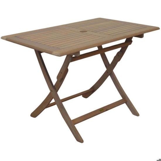 Sophie Table Rectangle Pliante 110Cmx70Cm Eucalyptus ...