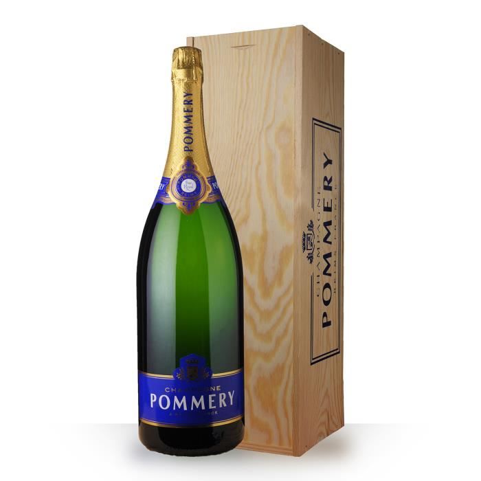 Pommery Brut 300cl jéroboam - Caisse Bois - Champagne