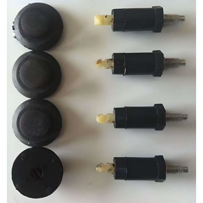 4 FIXATIONS ET 4 CLIPS CACHE MOTEUR PEUGEOT PARTNER EXPERT 306 307 406 206 607