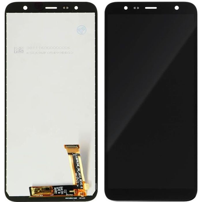 Bloc Complet Samsung Galaxy J4 Plus Écran LCD Vitre Tactile de remplacement Noir