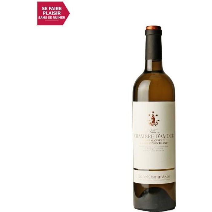 Villa Chambre d'Amour Blanc 2021 - 75cl - Lionel Osmin & Cie - Vin Doux Blanc du Sud-Ouest - Appellation VDF Vin de France doux - Or