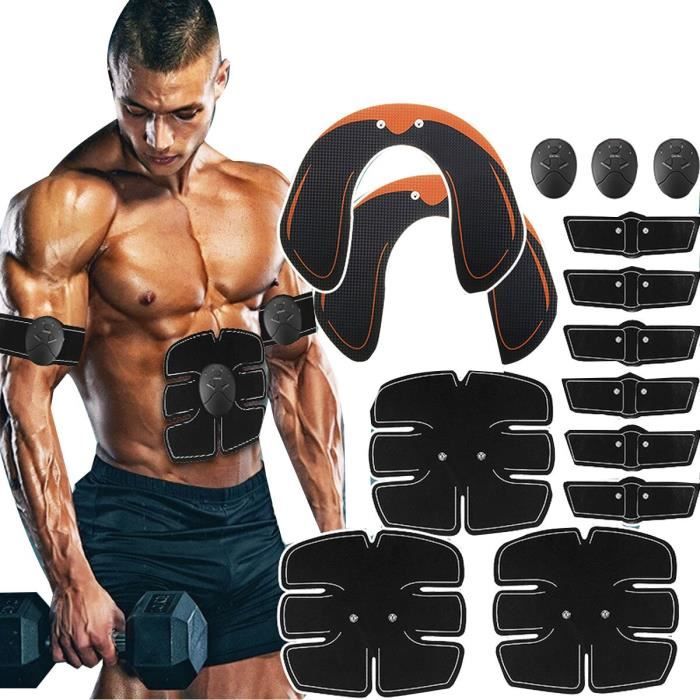 14 pièces Vibration Stimulation musculaire formation hanche Abs fesse levage entraînement corps Shaper éle - ZOAMFWZDA09612