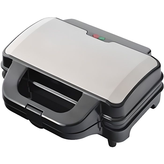 Tristar Appareil à croque-monsieur Gaufrier multifonction SA-3060 900 W Machine à Sandwich Toaster-Noir et argenté🍁5805