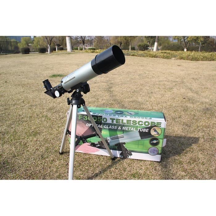 A F36050 lunette astronomique télescope réfracteur Type espace w - trépied pour étudiant enfants festival de Noël cadeau BYW6701