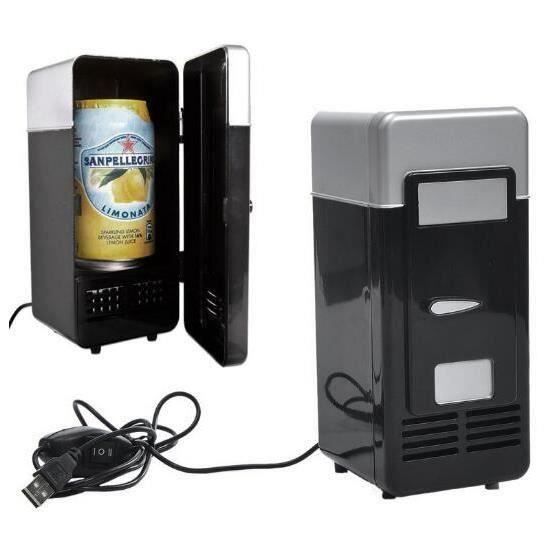 Design Populaire Mini USB Réfrigérateur Cooler Canettes de Boissons Cooler-Warmer Réfrigérateur pour Ordinateur Portable-PC LIE2342