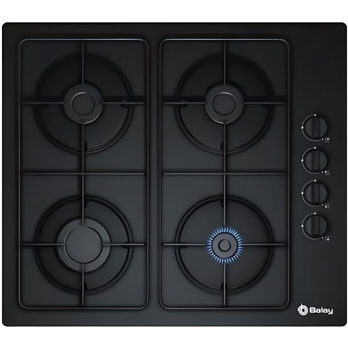 Plaque au gaz Balay 3ETG464MB 60 cm Noir Verre (4 cuisinière