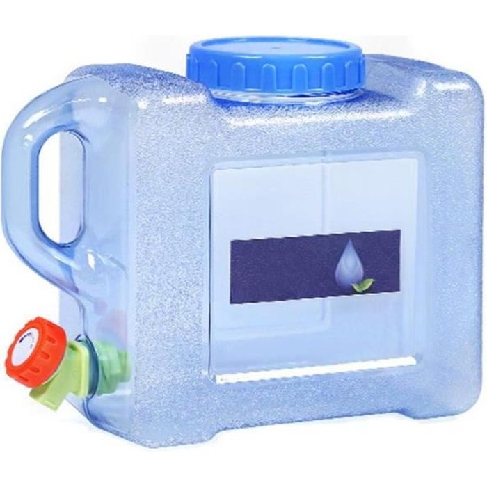 Bidon d'eau Portable avec Robinet et Bec verseur pour Voiture, extérieur, Camping, 5/8/15 L, 5 l
